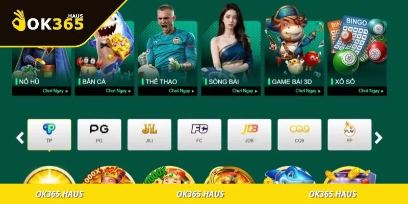 TRANG CHỦ 23 Sảnh game đa dạng, cuốn hút từ cá độ thể thao đến bài đối kháng